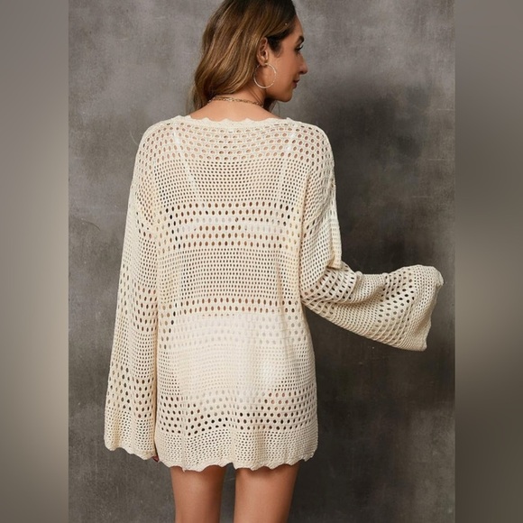 Shermie - Crochet Swimsuit Cover Up - Picture 5 of 8